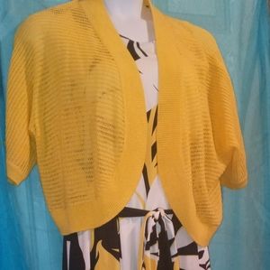 2-piece dress and cardigan set